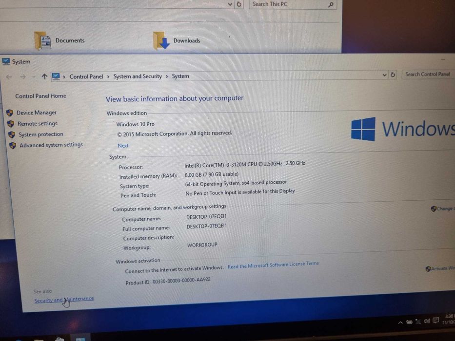 Laptop Terra 1547Q Intel I3 gen3 8gb ram dezmembrez