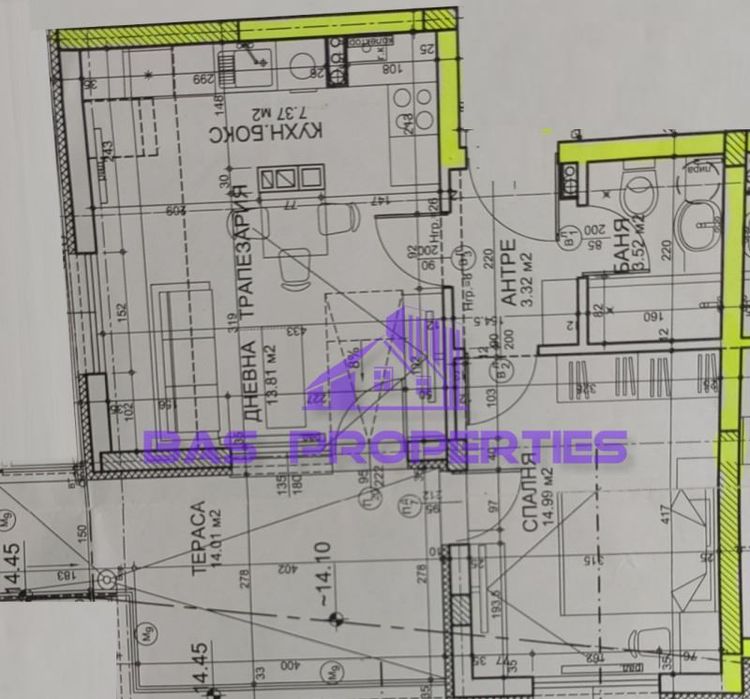 Продава се Двустаен апартамент в София, Овча купел - 85 кв.м за 1582 €/кв.м - Снимка #3