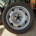 Roată de rezervă T5 T6 janta tablă 5x120 și anvelopă 235/55 R17