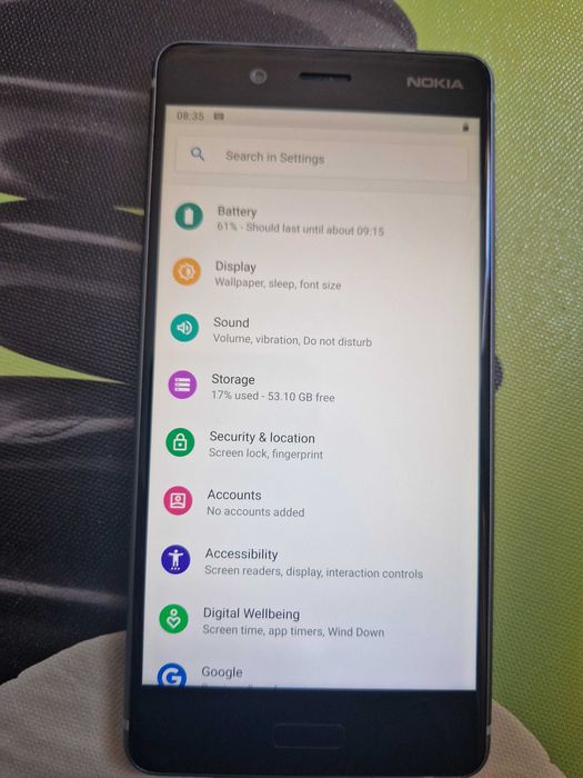 Nokia 8 -	4K-30fps, 1080p-30fps