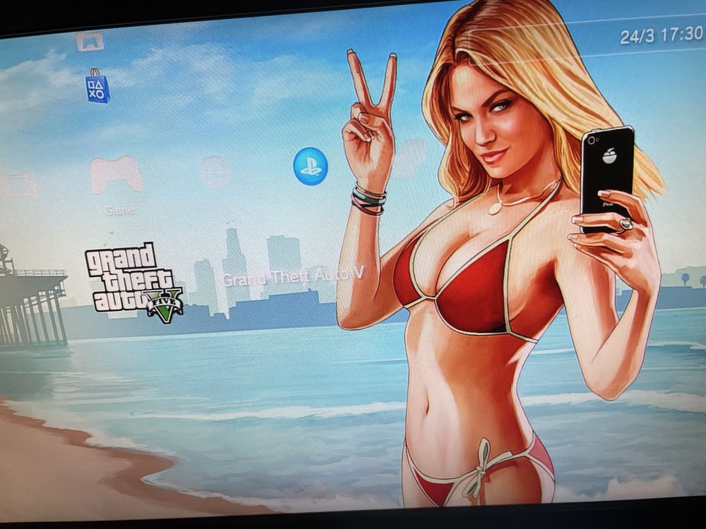 Playstation 3 slim 500 gb 2 controlere sigilat cu gta v sau minecraft