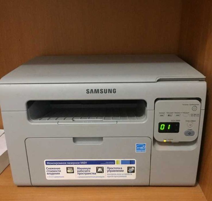 Лазерный чернобелый МФУ принтер Samsung SCX-3400