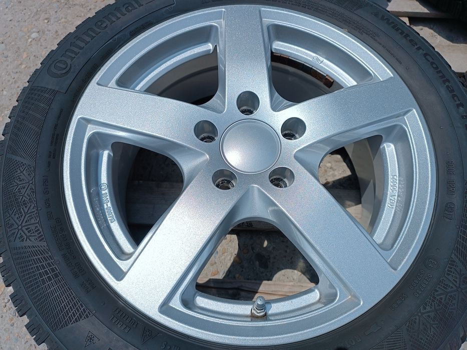 Лети джанти 16ки 5х112 OZ + зимни гуми 205/55/16 Continental