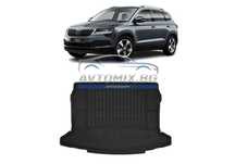 Гумена стелка за багажник Skoda Karoq след 17г., с махане на седалките