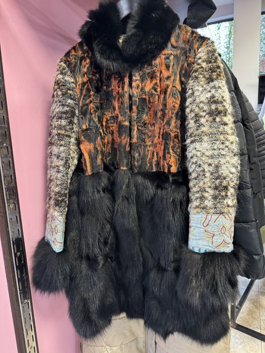 Палто естествен косъм