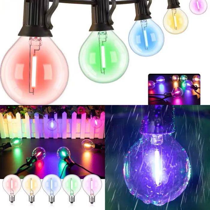 Ghirlanda luminoasa LED color exterior / interior terase 15m /25 bec