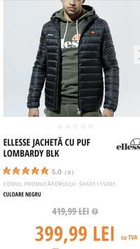 Geaca Ellesse matlasata neagra