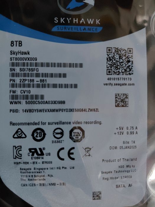 Жесткий диск 8 тб