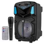 Boxa activa portabila bluetooth,AUX,RadioFm,USB,microfon inclus,nouă