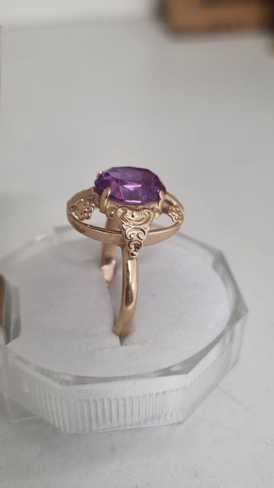 Vintage оригинален Съветски златен пръстен СССР