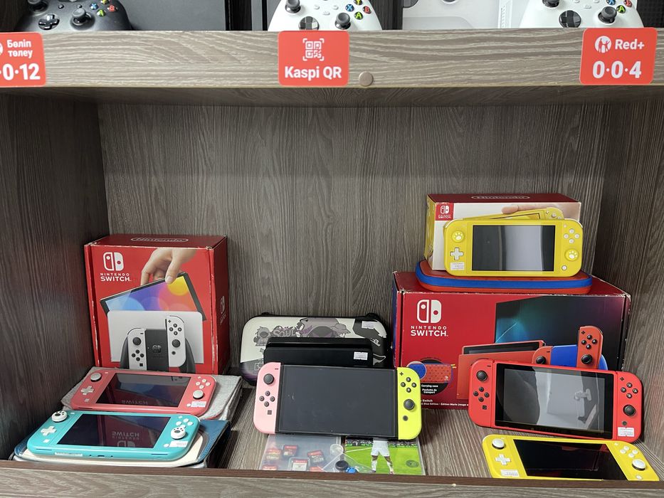 Прошитые Nintendo Switch 128GB. Прошитая NS Oled, Standart, Lite.