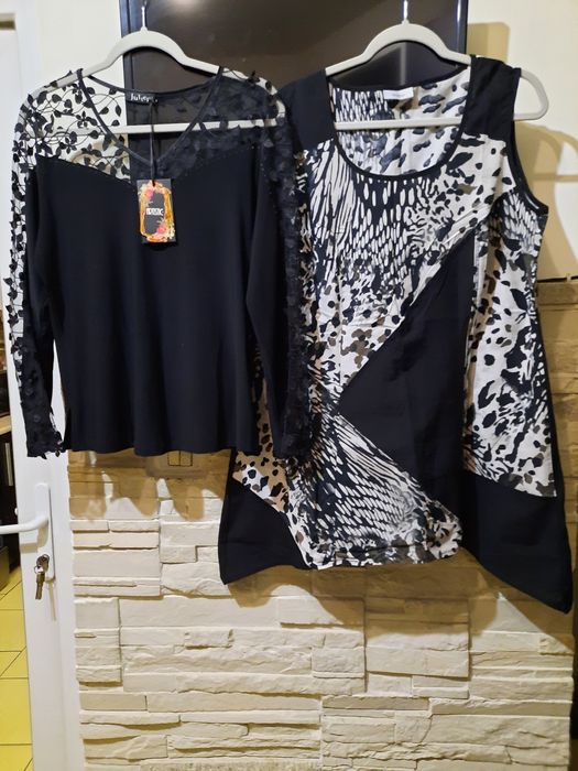 Bluze L/XL,voal,satin,broderie si paiete,Camasi casual cu lame