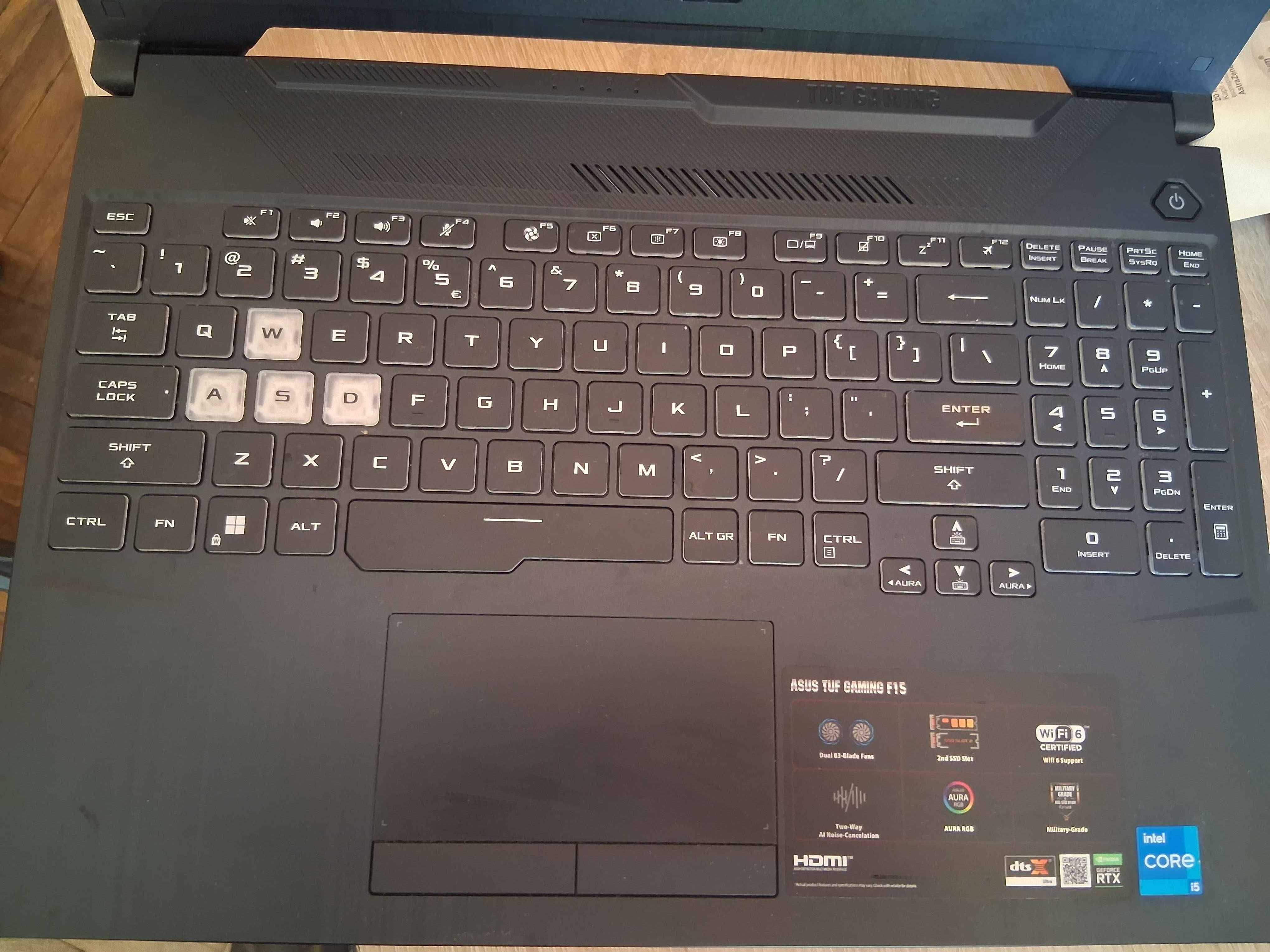 ASUS TUF Gaming F15 FX506HC – i5 11400H, 16GB RAM, RTX 3050Ti