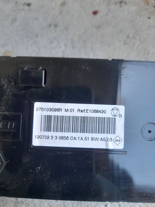 Panou Modul Comanda Unitate Clima AC Renault Megane 3 Scenic 3 Fluence