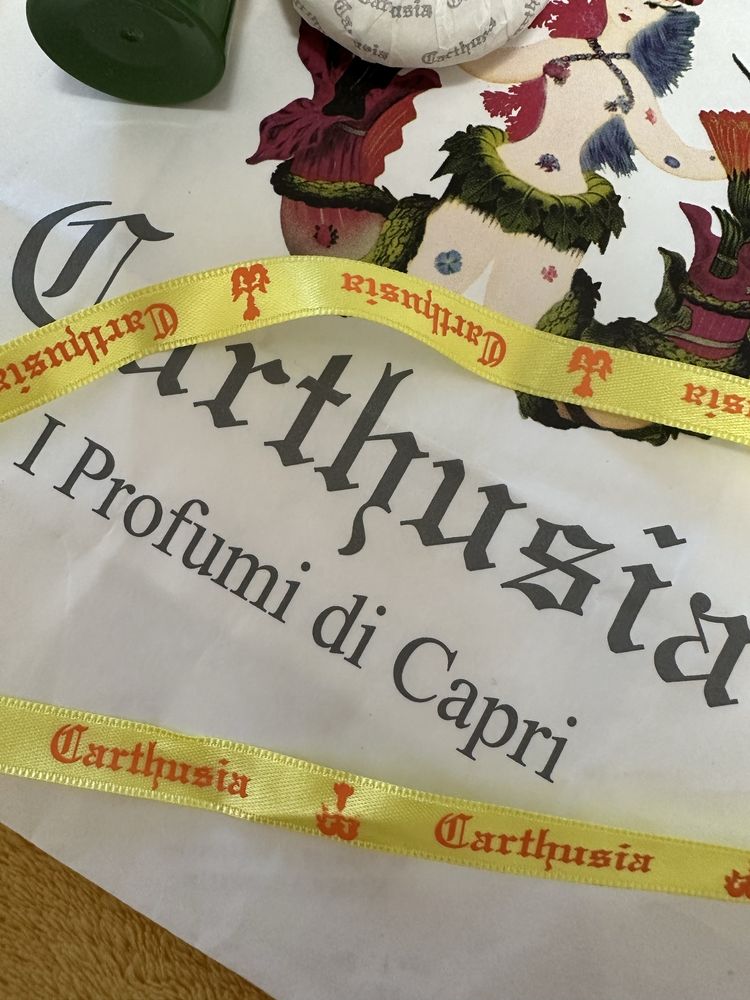 Carthusia Capri Corallium travel set от душ гел и две сапунчета