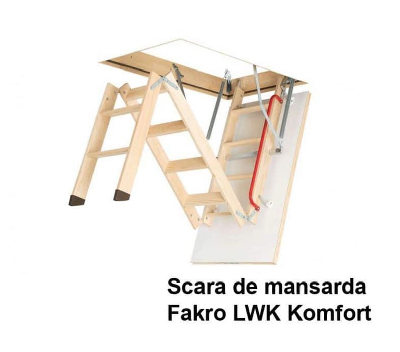 Scara pod mansarda Fakro noua nedesfacuta 120x70 cu 2.7 m deschidere