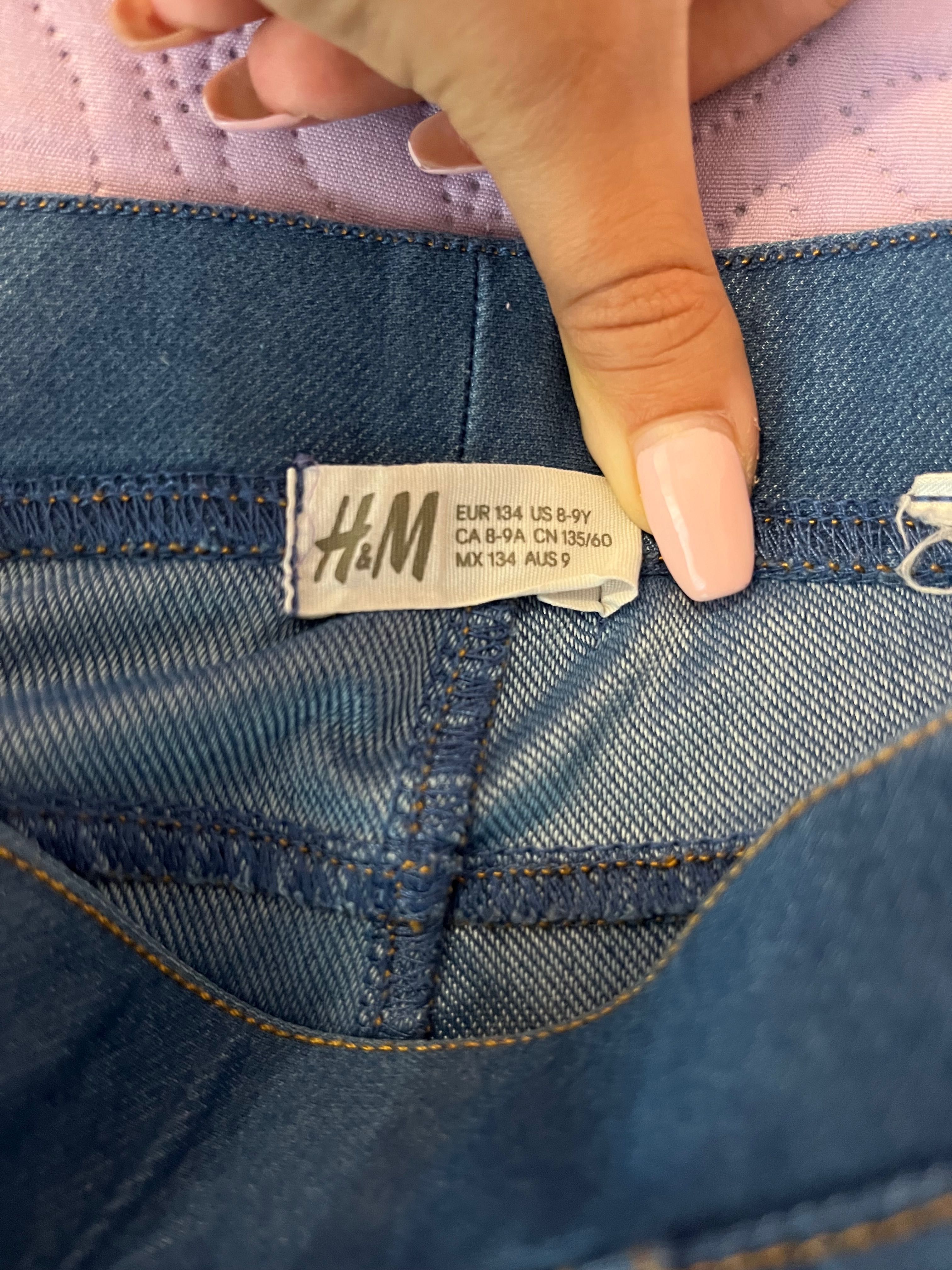 Сини дънки за момиче H&M размер 134