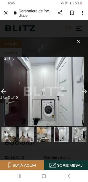 Schimb garsoniera în Cluj 21mp cu garsoniera 28mp plus diferența