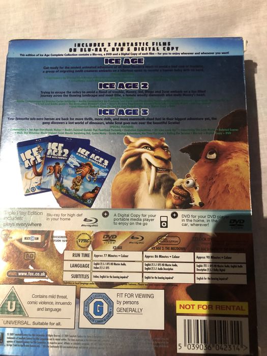 Ice Age bluray plus jocuri