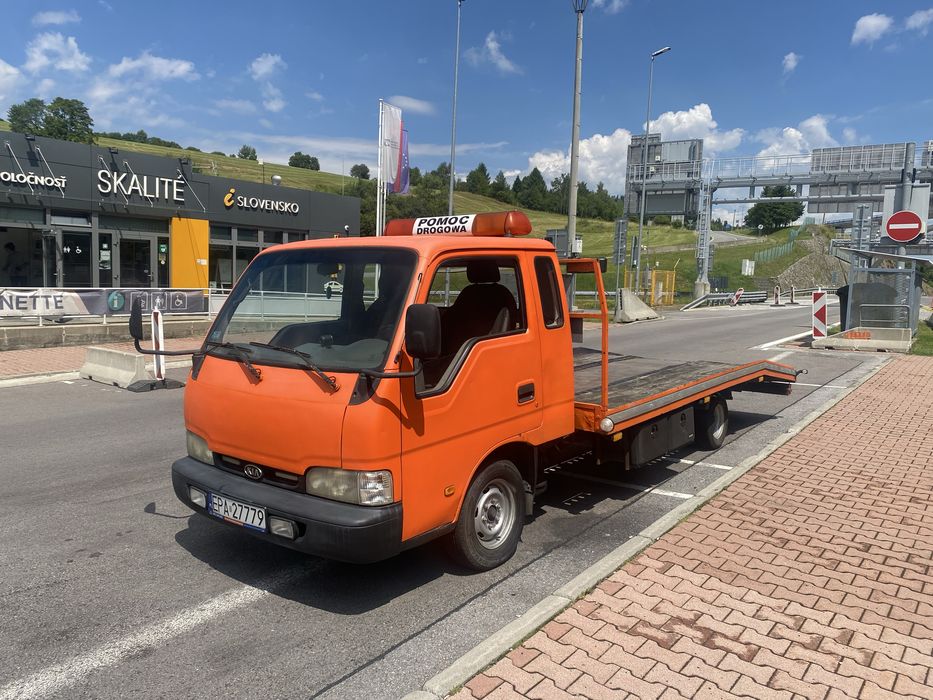 Autoplatforma Kia K2700 2,7 Probleme Motor Com Echipata Troliu Girofar
