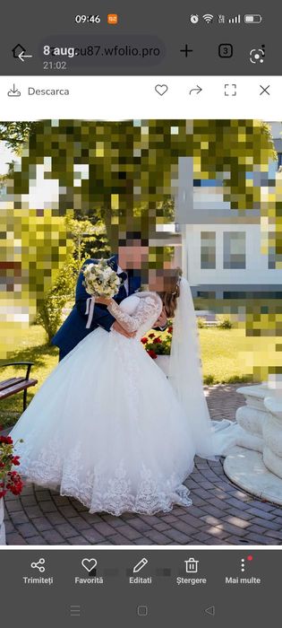 Vând rochie de mireasa superbă