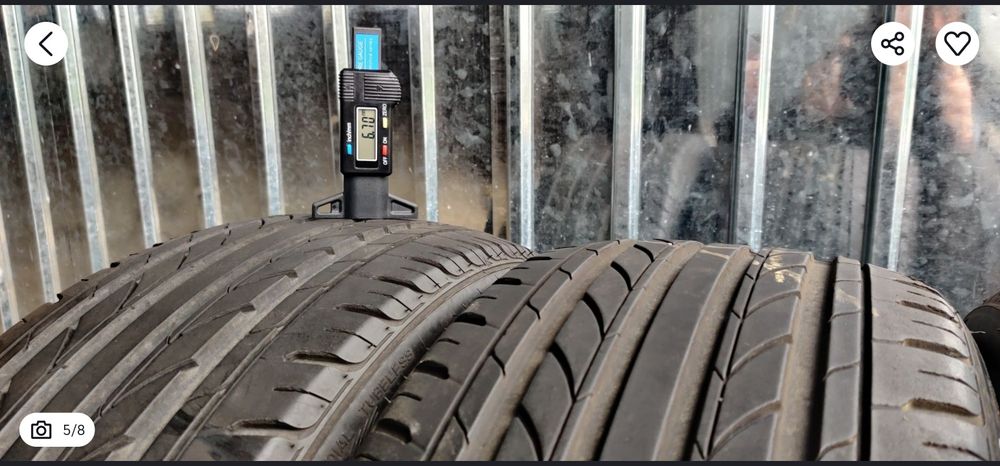 205/45 R17 - Dunlop de vara - 6.7mm! - doua anvelope !