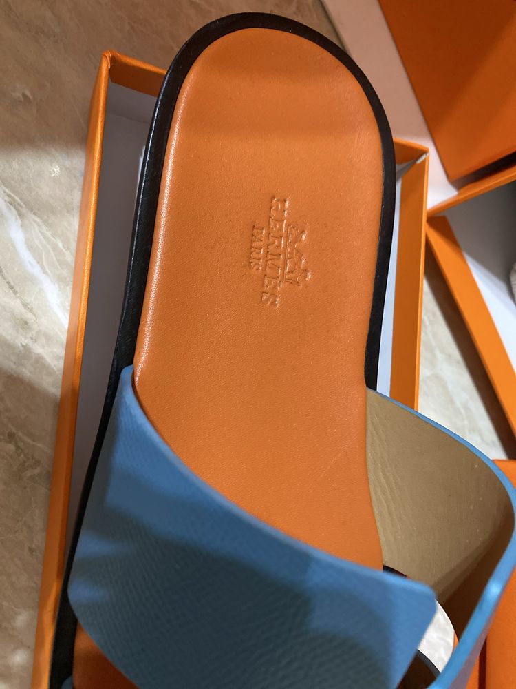 Papuci Hermes Premium fullbox