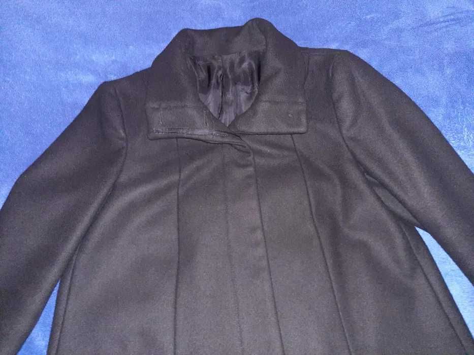 Palton ZARA, negru, marime S