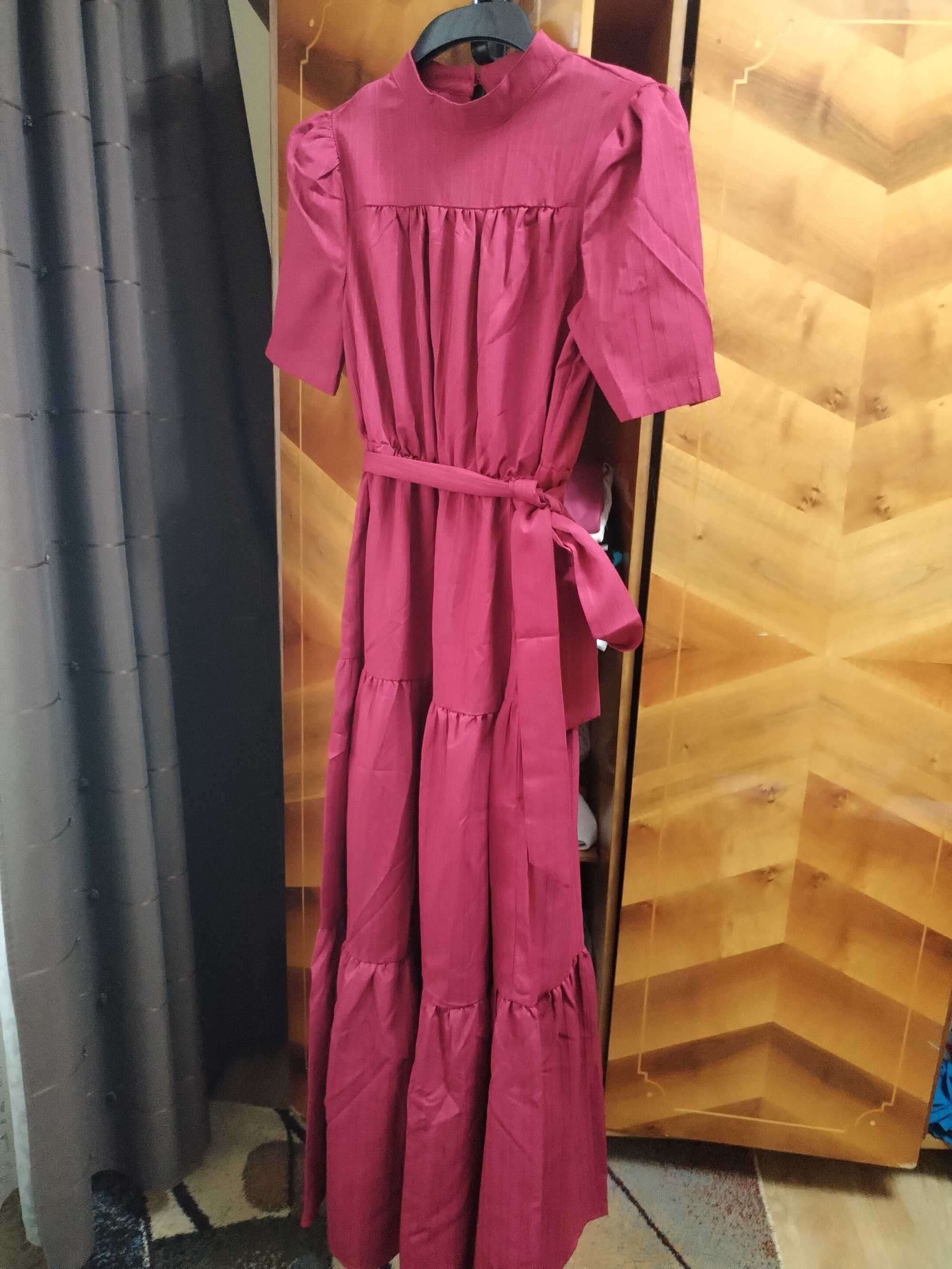 Rochie vara burgundia mărimea S