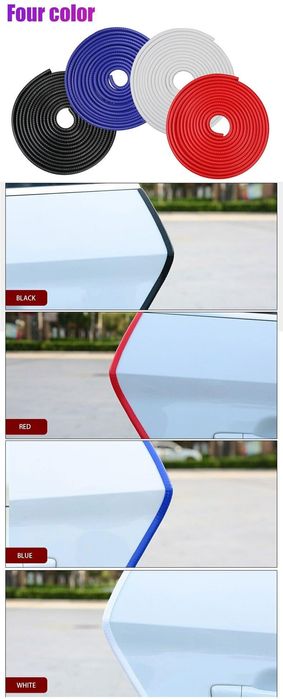 протектор лайсна за ръба на врата 5м червена vertex