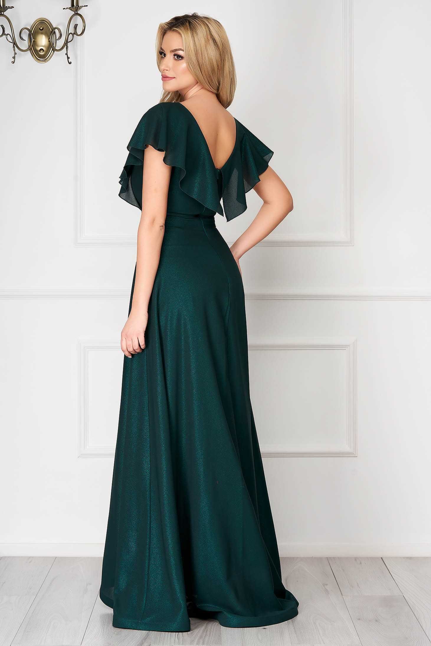 Rochie StarShinerS verde de ocazie