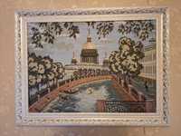 Потрясающая Питерская Гобеленовая Картина .