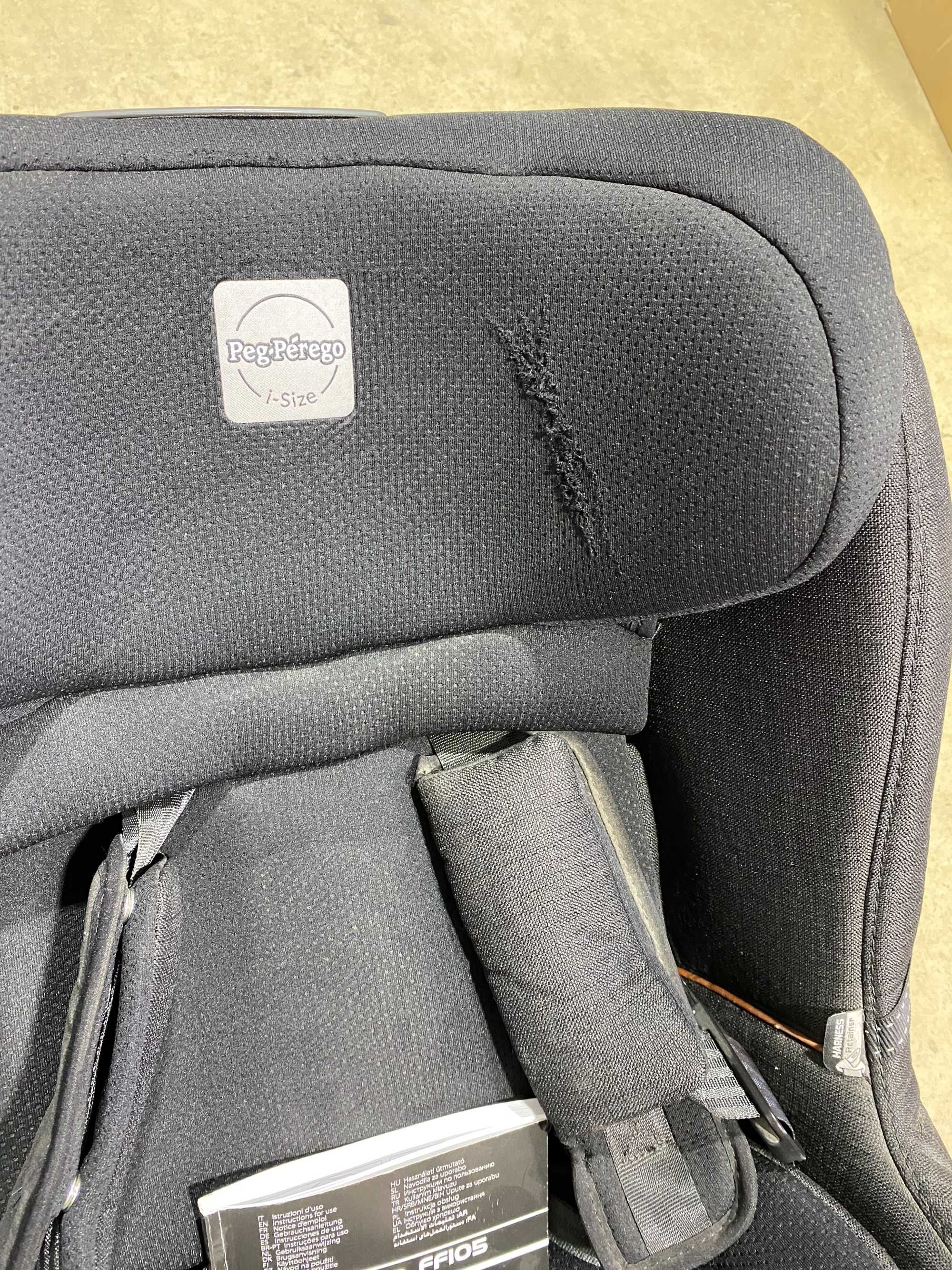 Scaun auto copii Peg-Perego, Viaggio FF105, i-Size, R129, Negru/Alb