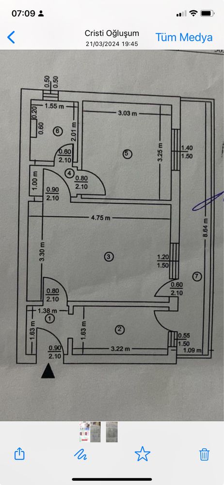 Apartament cu două camere în zona Dărmănești  este modernizat și confo