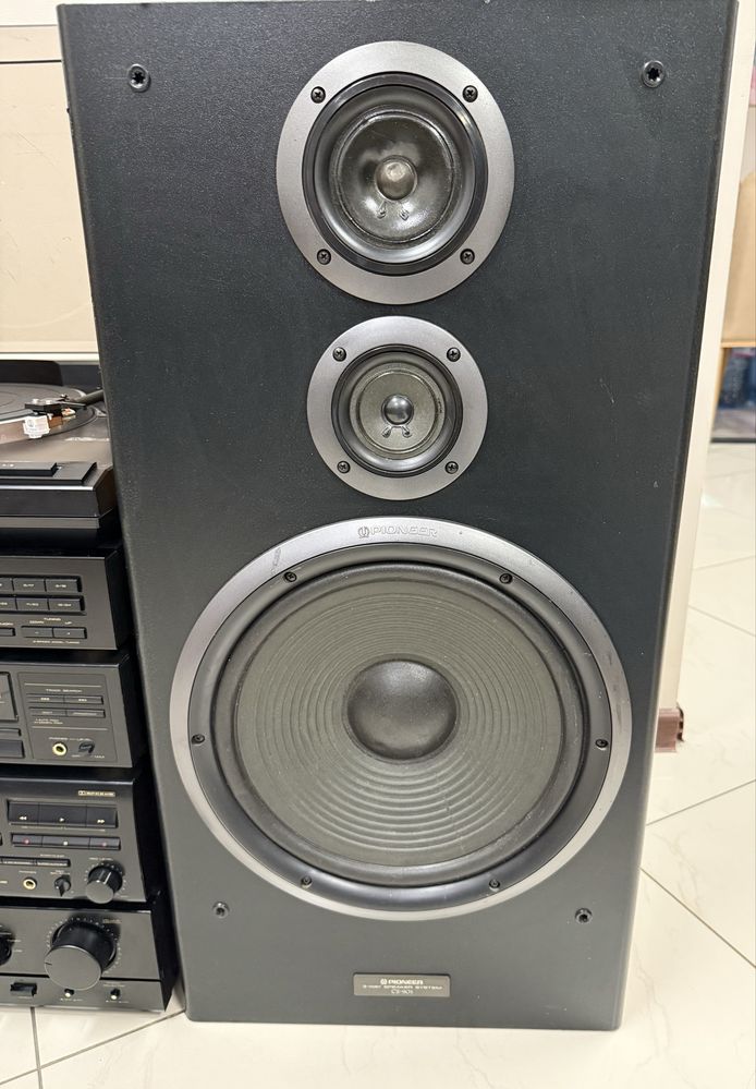 Ретро аудио сет PIONEER - усилвател, дек, cd, тунер, грамофон, колони