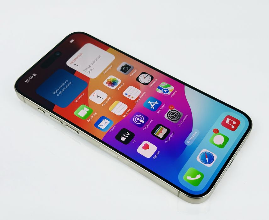 Apple iPhone 15 Pro Max 256GB Natural 90% Батерия! Гаранция!