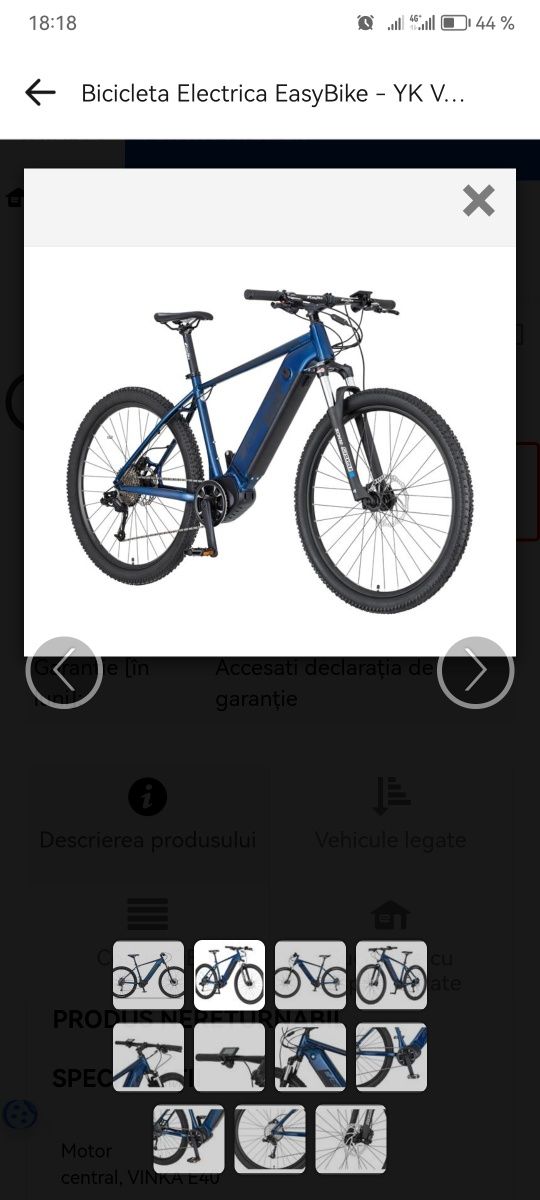 Bicicleta Electrica Easy Bike YK19