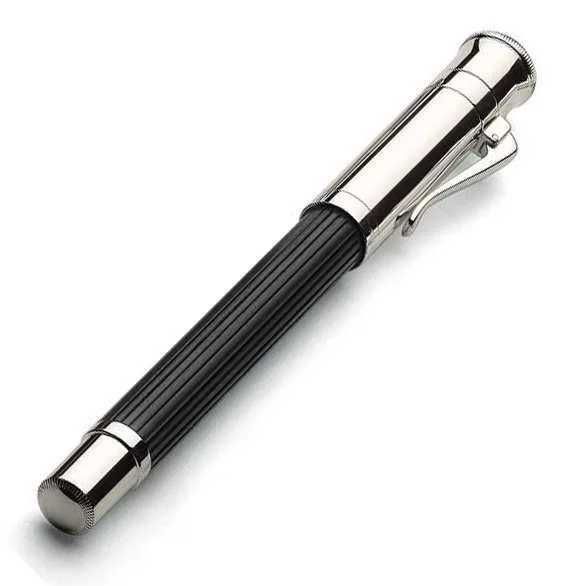 Stilou Graf von Faber-Castell Fountain pen Classic Platinum-ebony B