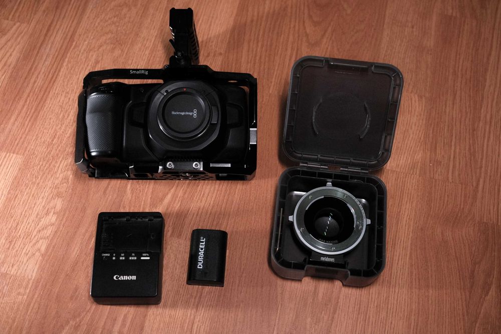 Vand Blackmagic Pocket Cinema Camera 4k folosit