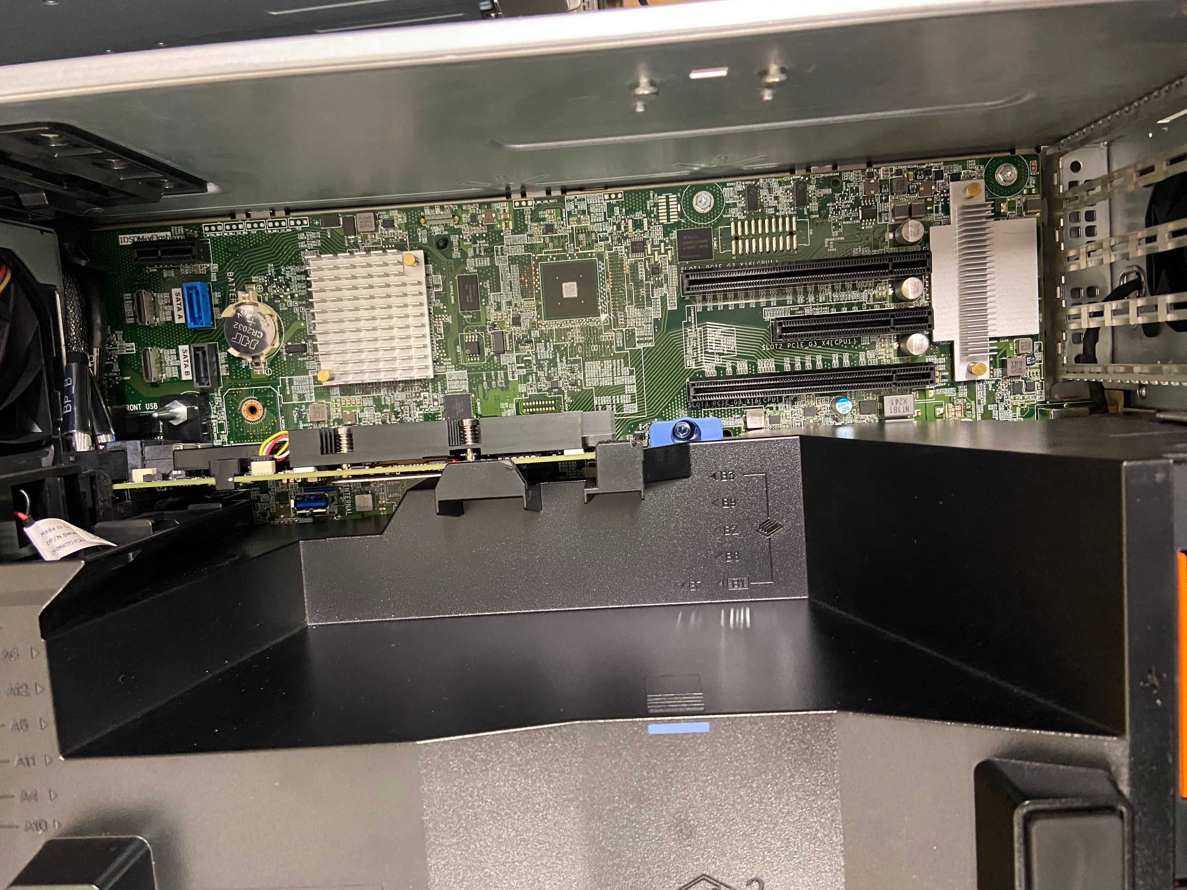Dell T640 2*Xeon Gold 6150 36c/72t, 128GB DDR4, GPU, RAID сървър ML AI