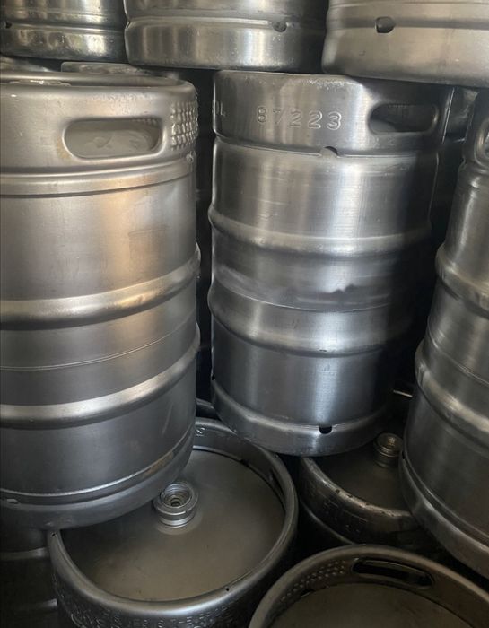 Butoaie bere inox 50 kg.