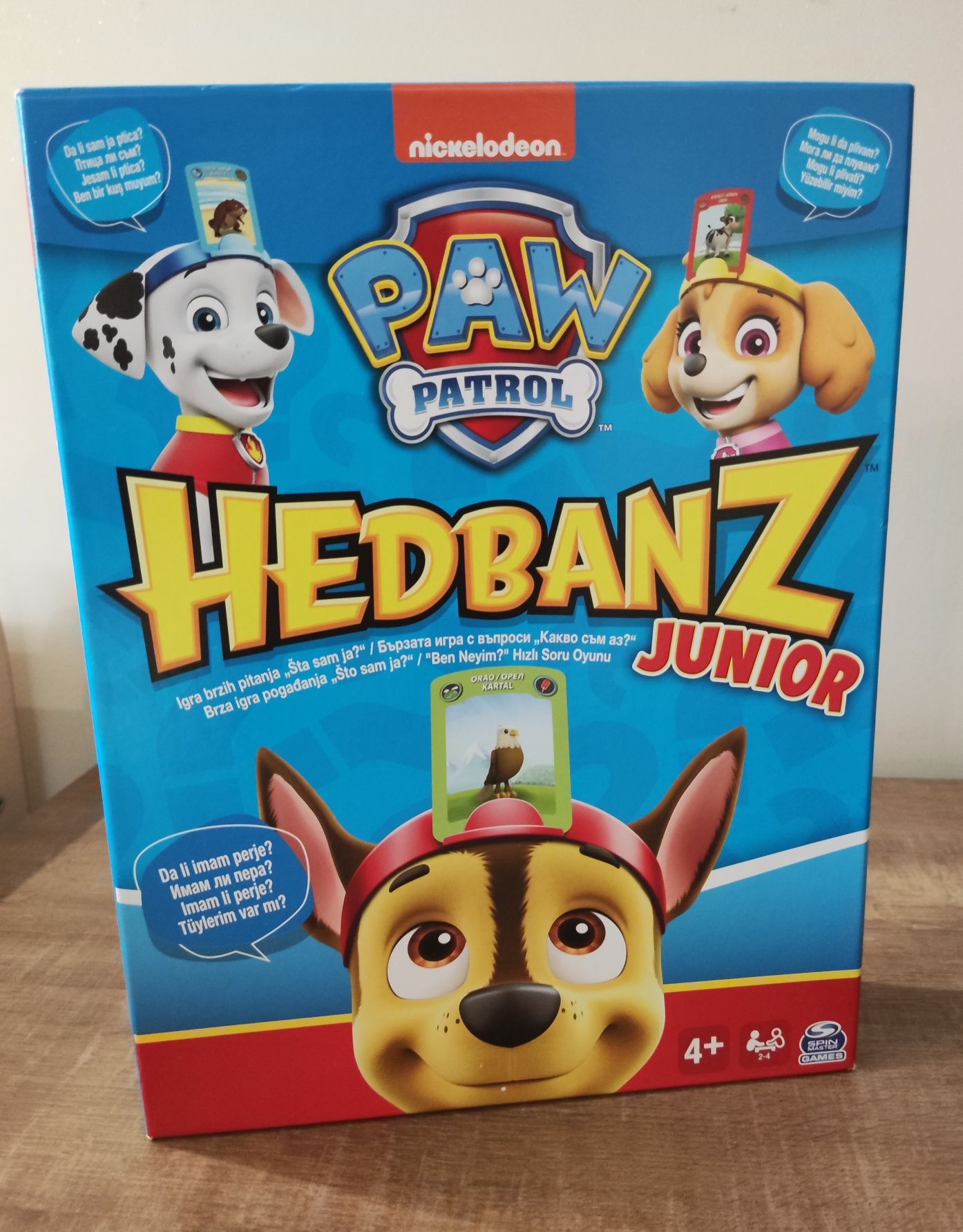 Spinmaster Играта PAW PATROL HEDBANZ JUNIOR Кой съм аз?