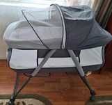 Patut pliabil Wowstep + saltea MyKids Cocos Confort II 90x50x8