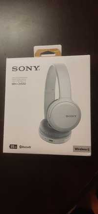 Casti On Ear Sony WHCH510W, Wireless, Bluetooth, Alb