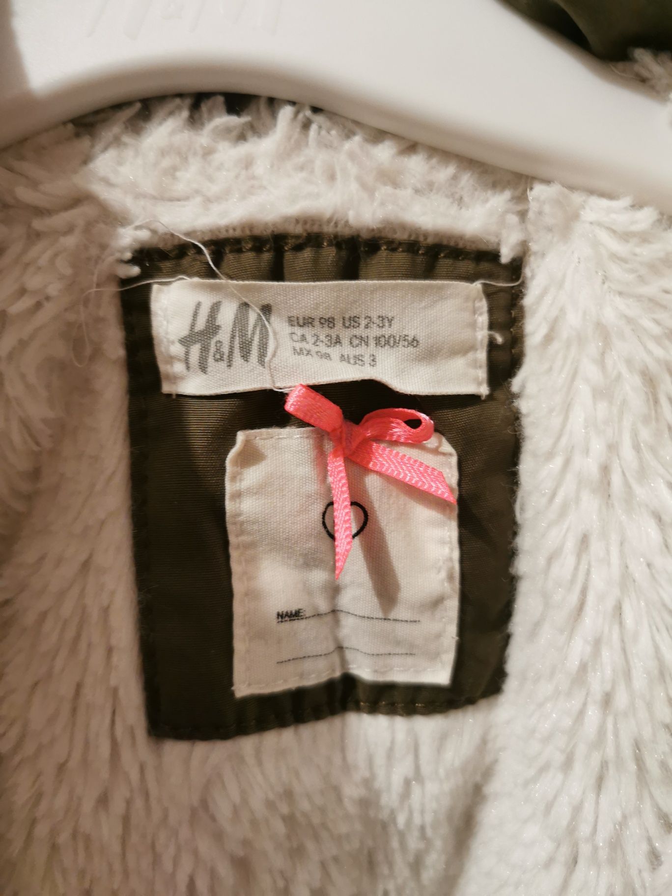 Geaca parka H&M, mărime 98, 2-3 ani