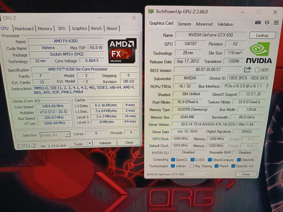 Kit gaming, AMD 6 core cpu + placa baza Asus + video GTX650 2gb ddr5