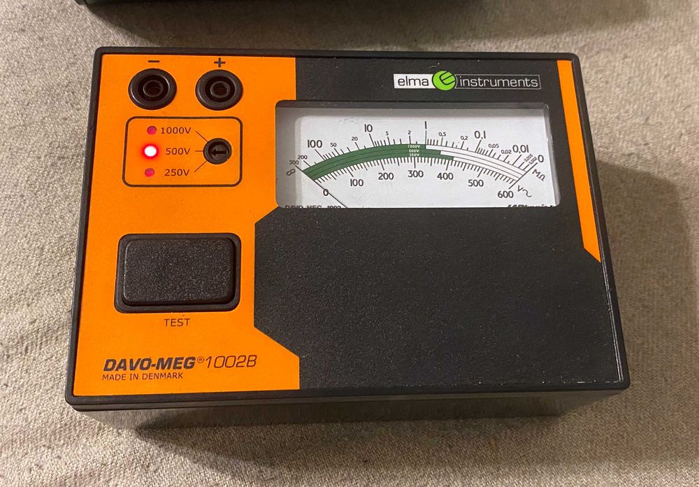 Tester de izolatie motoare electrice DAVO-MEG 1002B - Danemarca
