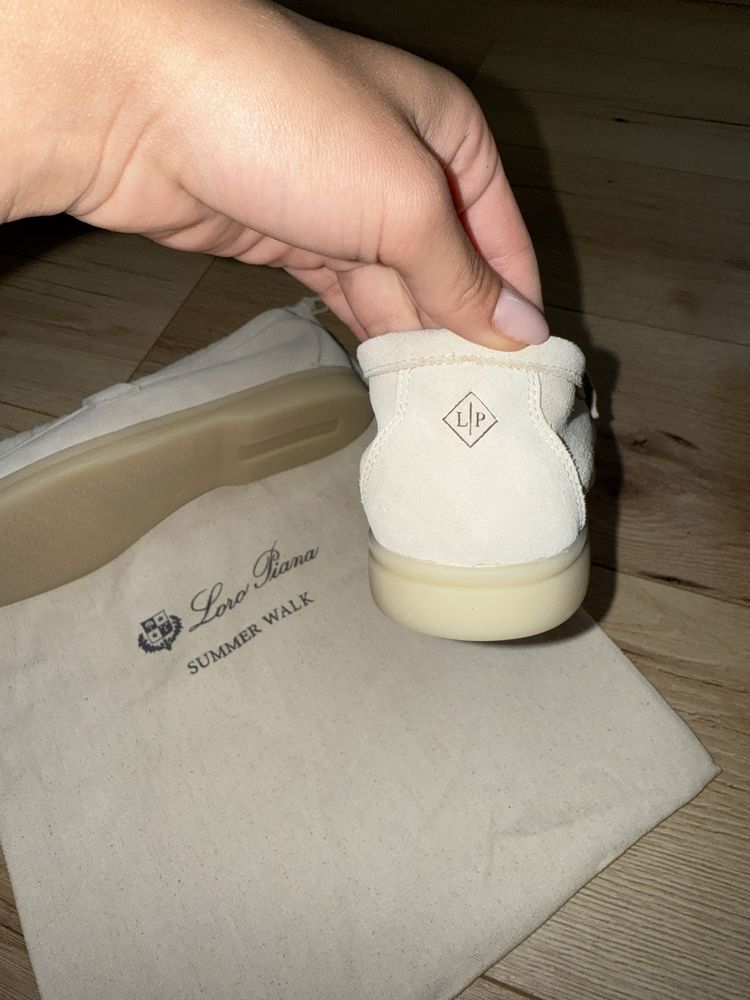 Loafers piele naturala , loro piana