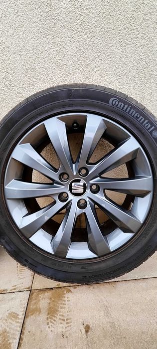 Jante 17" originale Seat + anvelope 255/50 R17 Continental