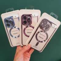 Husa MagSafe cu Protectie Camera Full iphone 14 Pro -Purple Blue Black